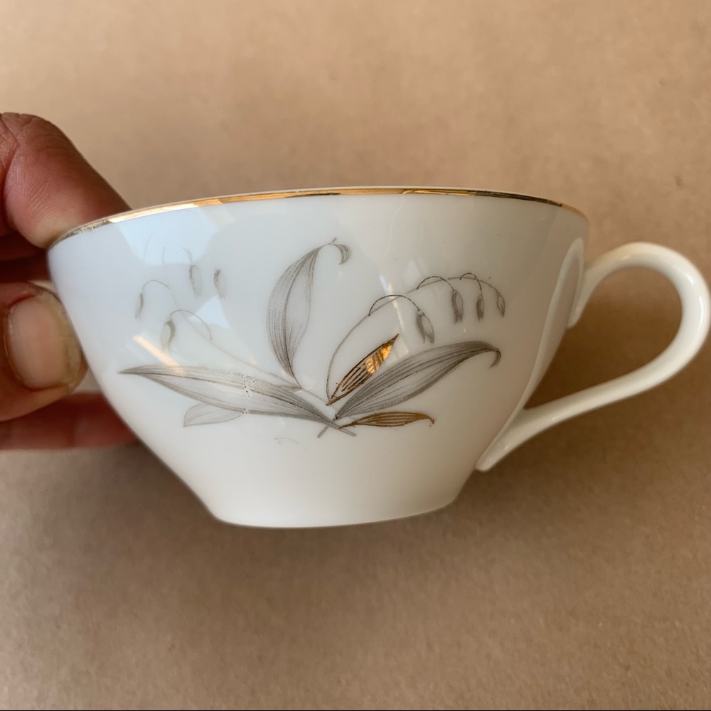 Sango Sasa Porcelain China Cup- Gold Trim